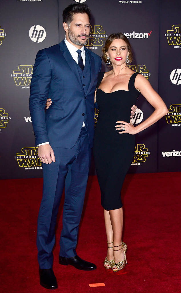 sofia vergara  joe manganiello   red carpet debut